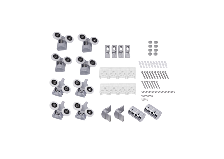 Душова кабіна Lidz Wawel SC90x90.SAT.LOW.FR, скло Frost 4 мм + піддон Mazur LWASC9090SATLOWFR2SET