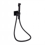 Набор для гігієнічного душу Qtap Inspai-Varius прямокутний Black Matt QT259710842859NB