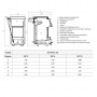 Котел твердопаливний сталевий Thermo Alliance Magnum V 4.0 SSF 16 з конфоркою (3 мм) MSSF16V40