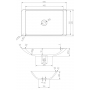  Умивальник накладний Volle Solid Surface 13-40-859