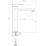  Змішувач для раковини VOLLE LIBRA хром 35 мм, 15201200