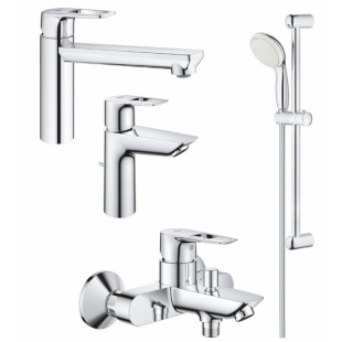 Комплект смесителей c кухонным смесителем GROHE BauLoop UA123225MK (23603001+27598001+23762001+31706000)