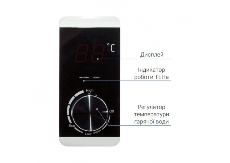  Водонагрівач Thermo Alliance 80 л, сухий ТЕН 2х(0,8+1,2) кВт (D80V20J3(D)K)