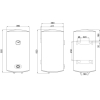 Водонагреватель электрический Thermo Alliance 80 л SLIM вертикальный, мокрый ТЭН 1,5 кВт D80V15Q2