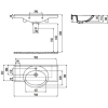  Меблева раковина CREAVIT ETOL 96.6x50.4см ET095