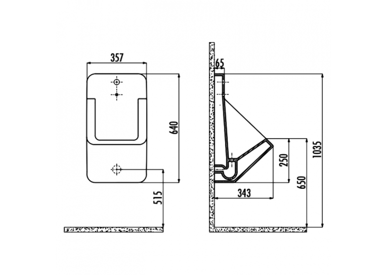 Писсуар сенсорный CREAVIT TP640-00CB00E-0000