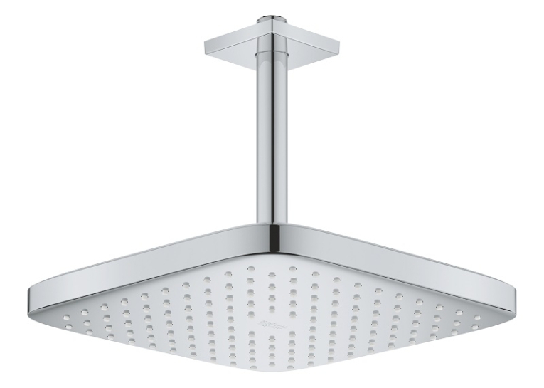 Верхній душ із кронштейном Grohe Tempesta Cosmopolitan 250 Cube з EcoJoy (26688000)