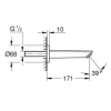 Вилив для ванни Grohe Eurosmart New 13448003 хром