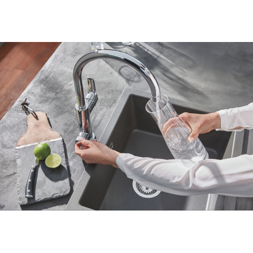 Смеситель кухонный с фильтром Grohe Blue Pure Eurosmart bundle 123757KE