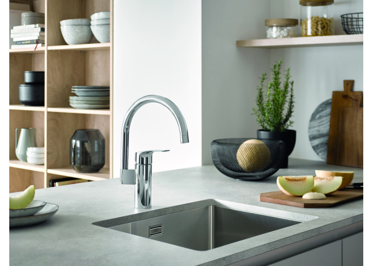Комплект змішувачів для ванни + змішувач для кухні Grohe Eurosmart New UA123248MK