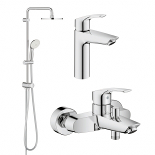 Комплект смесителей для ванны Grohe Eurosmart New UA12324TS0