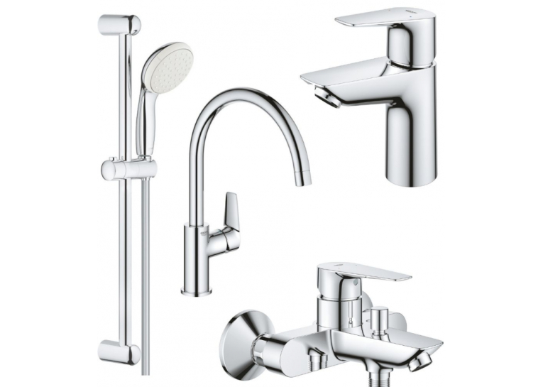 Комплект змішувачів для ванної кімнати Grohe BauEdge UA123218K0