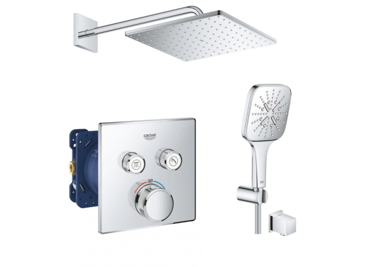 Комплект скрытого монтажа с термостатом для душа Grohe Grohtherm SmartControl UA26405SC1