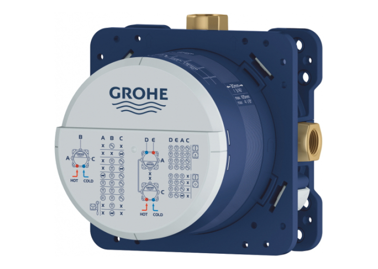 Комплект скрытого монтажа с термостатом для душа Grohe Grohtherm SmartControl UA26405SC1