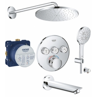 Комплект скрытого монтажа с термостатом Grohe Grohtherm SmartControl UA26406SC2