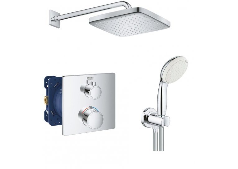 Комплект прихованого монтажу з термостатом Grohe Grohtherm UA26415SC0