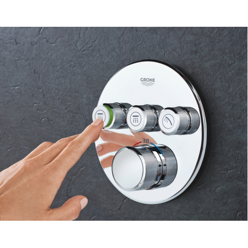 Комплект скрытого монтажа с термостатом Grohe Grohtherm SmartControl UA26416SC2