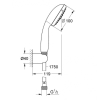 Комплект прихованого монтажу з термостатом Grohe Grohtherm SmartControl UA26416SC2