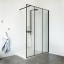 Душова перегородка Roth Philly Loft Sky 1200/2000 Black/Tran, PLS 12020 NP4