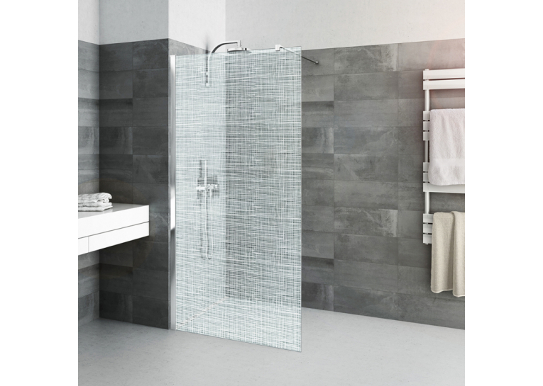  Душова перегородка Roth Calida Walk In 900/2000 Gloss/Pattern, CI TWF 09020 VIF