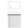  Душовий піддон Roth SPRCH. VANIČKA FLAT STONE 800×900 White, 8000317