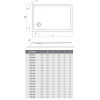  Душовий піддон Roth SPRCH. VANIČKA FLAT STONE 1000×800 Anth., 8000318