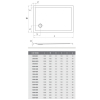  Душовий піддон Roth SPRCH. VANIČKA FLAT STONE 1100×800 Anth., 8000322