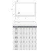  Душовий піддон Roth SPRCH. VANIČKA FLAT STONE 1200×900 Anth., 8000328