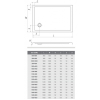  Душовий піддон Roth SPRCH. VANIČKA FLAT STONE 1200×900 White, 8000329
