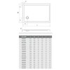  Душовий піддон Roth SPRCH.VANIČKA FLAT STONE 1200×1000 White, 8000331