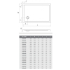  Душовий піддон Roth SPRCH. VANIČKA FLAT STONE 1300×800 Anth., 8000332