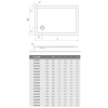 Душовий піддон Roth SPRCH. VANIČKA FLAT STONE 1300×900 Anth., 8000334