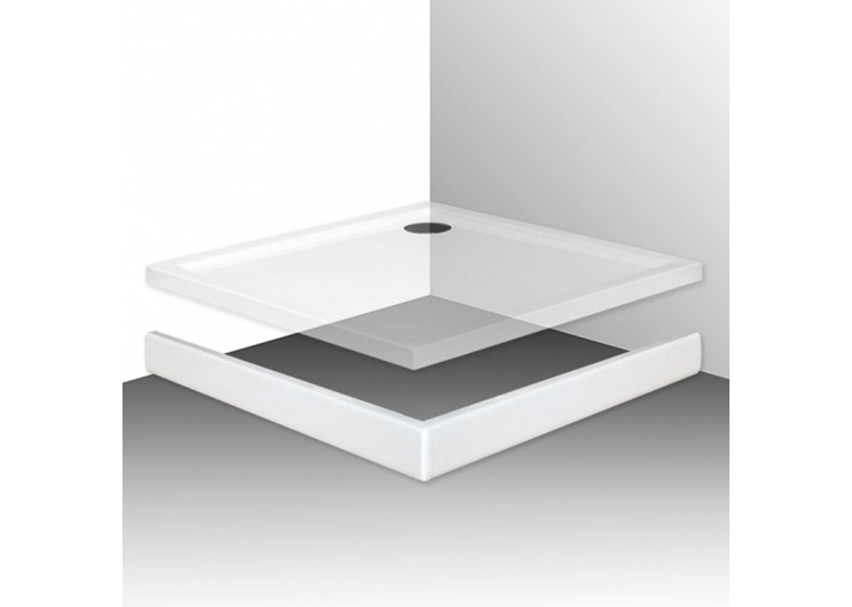  Панель для піддону Roth PANEL K VANIČCE FLAT KVADRO 800 - BILÝ, 8010085