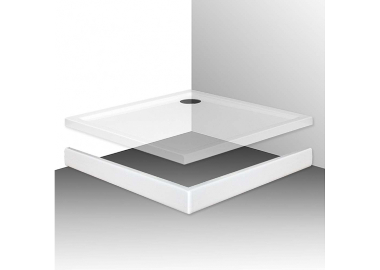  Панель для піддону Roth PANEL K VANIČCE FLAT KVADRO 800 - BILÝ, 8010085