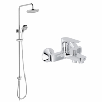 Душевая система для ванны Imprese PRAHA new (f03208201SR+T-15084) SET20220122 хром
