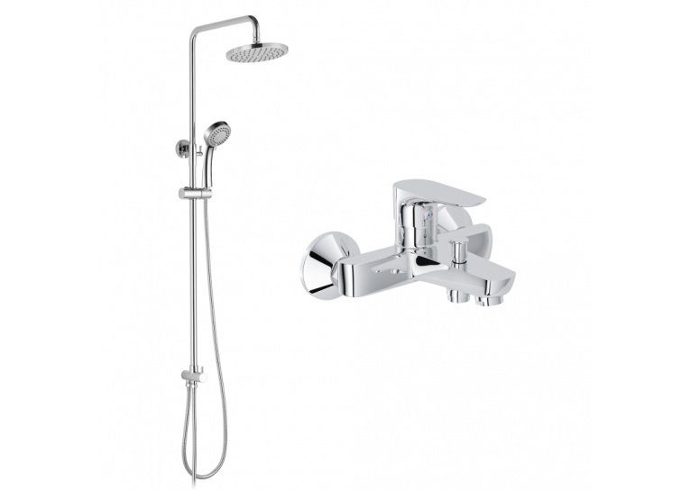  Душова система для ванни Imprese PRAHA new (f03208201SR+T-15084) SET20220122 хром