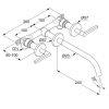  Змішувач для раковини Kludi Nova Fonte Puristic 201463915