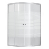  Душова кабіна Lidz Wieza SC80x80.SAT.LOW.L, скло Linie 4 мм без піддону LWISC8080SATLOWL2