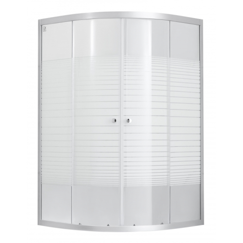 Душова кабіна Lidz Wieza SC80x80.SAT.LOW.L, скло Linie 4 мм без піддону LWISC8080SATLOWL2