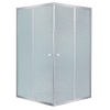  Душова кабіна Lidz Wawel SC80x80.SAT.LOW.FR, скло Frost 4 мм без піддону LWASC8080SATLOWFR2
