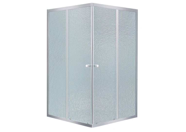  Душова кабіна Lidz Wawel SC80x80.SAT.LOW.FR, скло Frost 4 мм без піддону LWASC8080SATLOWFR2