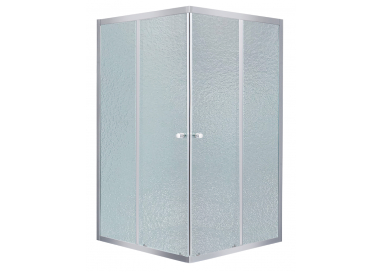 Душевая кабина Lidz Wawel SC80x80.SAT.LOW.FR, стекло Frost 4 мм без поддона LWASC8080SATLOWFR2