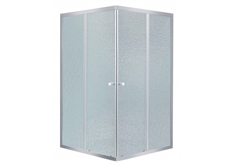 Душова кабіна Lidz Wawel SC90x90.SAT.LOW.FR, скло Frost 4 мм без піддону LWASC9090SATLOWFR2