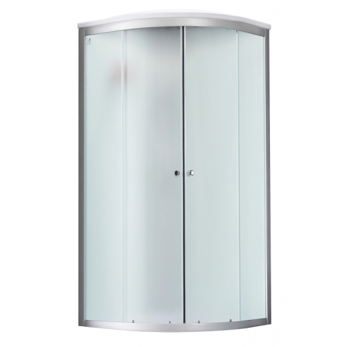 Душовий бокс Lidz Tani SB80x80.SAT.LOW.FR, скло Frost 4 мм без піддону LTSB8080SATLOWFR2