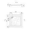  Душовий піддон Lidz Mazur ST80x80x16 LMAST808016