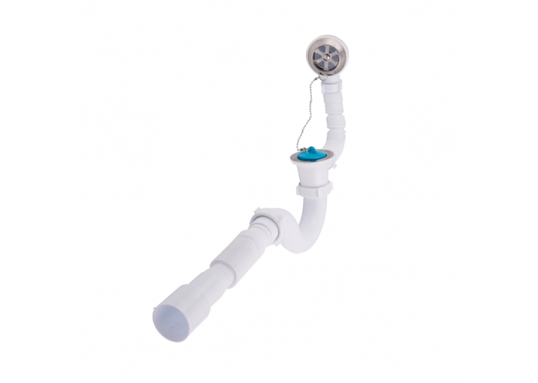 Сифон для ванны Lidz (WHI) 60 03 V001 00 прямоточный (выход 50 мм) LW02