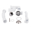  Сифон для ванни Lidz (WHI) 60 03 V002 02 з ревізією (вихід 50 мм) LW04