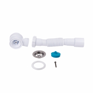 Сифон для душевого поддона Lidz (WHI) 60 04 P002 01 (выход 40/50 мм) LP01