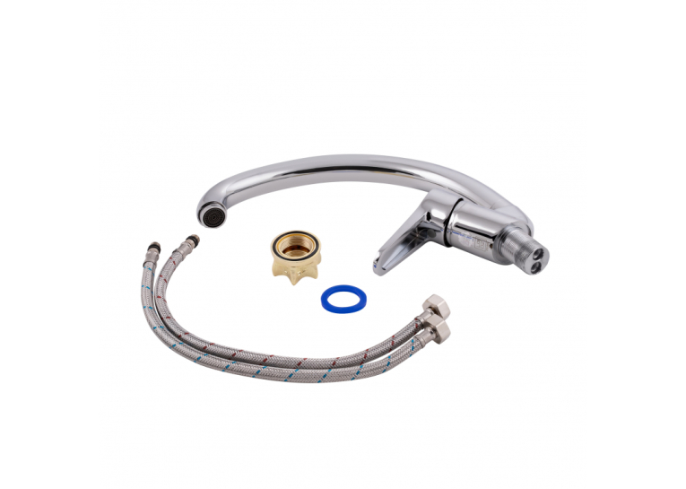 Смеситель для кухни Lidz Nicole 008F (k35) LDNIC008FCRM21877 Chrome