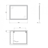 Зеркало Qtap Aquarius 100x80 с LED-подсветкой QT217850702W